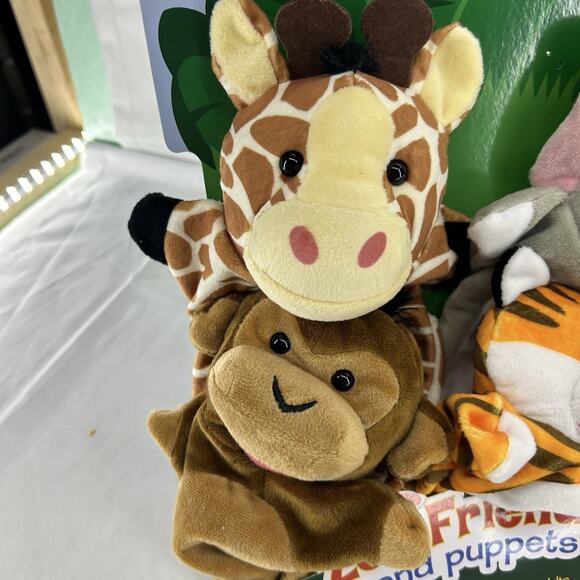 Melissa and Doug Zoo Friends Animal Hand Puppets set new Gift pretend play New - Picture 9 of 10